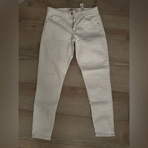 Zara Women's White Skinny Jeans